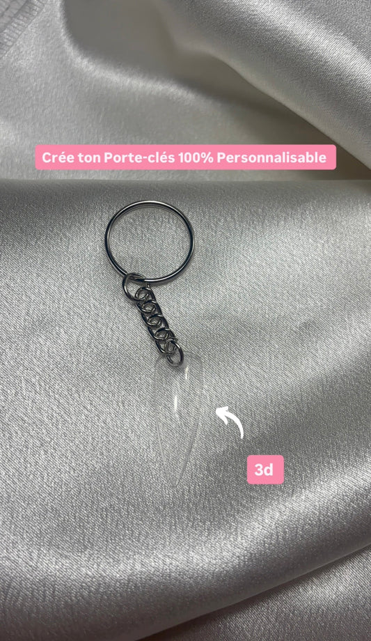 Porte-clefs Personnalis -3D